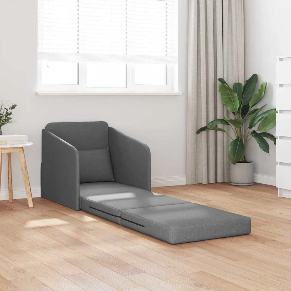 Sofa lova Tamsiai pilka 65 x 80 x 83 cm audinys