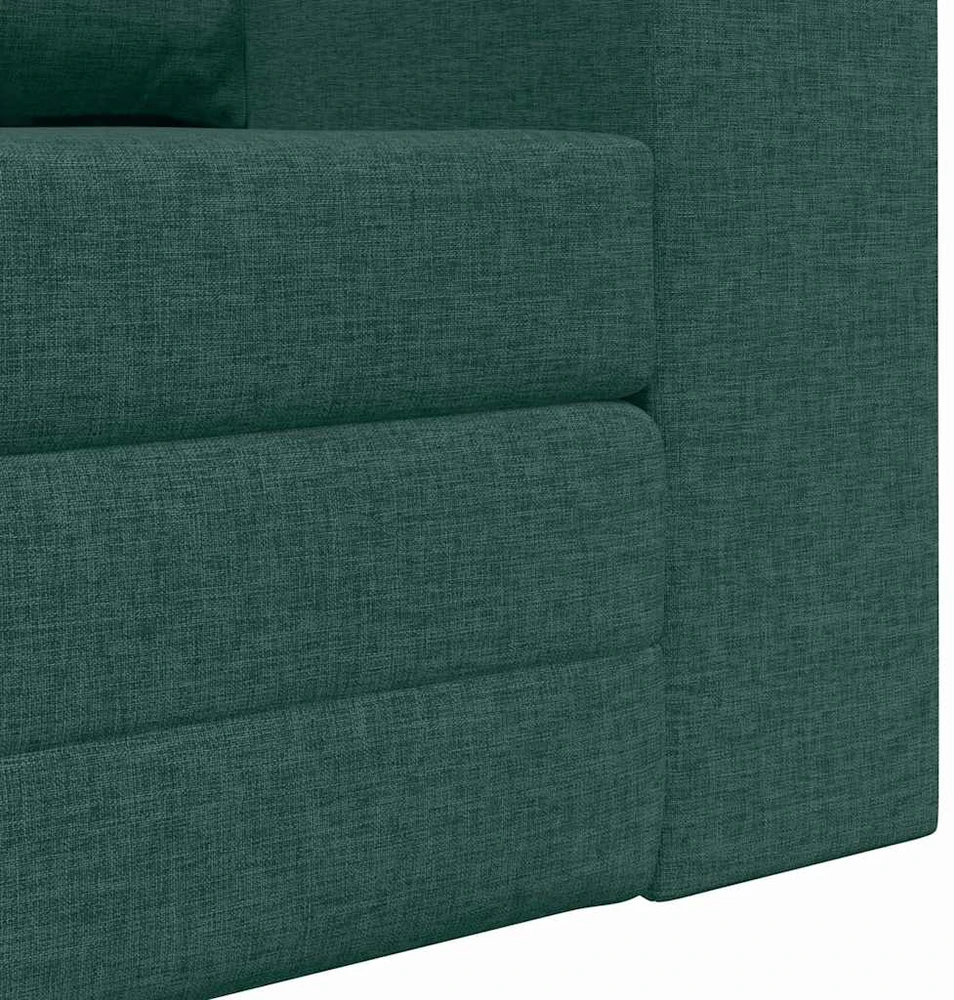 Sofa lova Tamsiai žalia 148 x 71 x 83 cm audinys