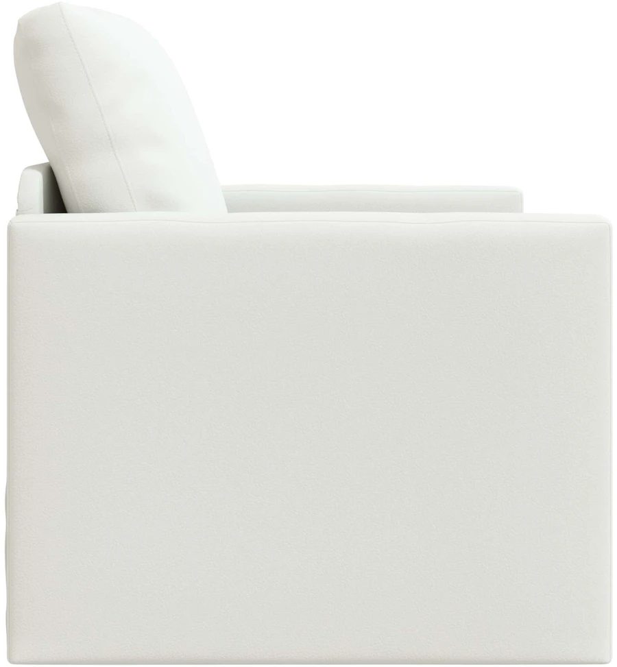 Sofa lova 60cm Balta Dirbtinė Oda