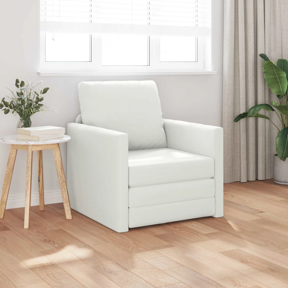 Sofa lova 60cm Balta Dirbtinė Oda