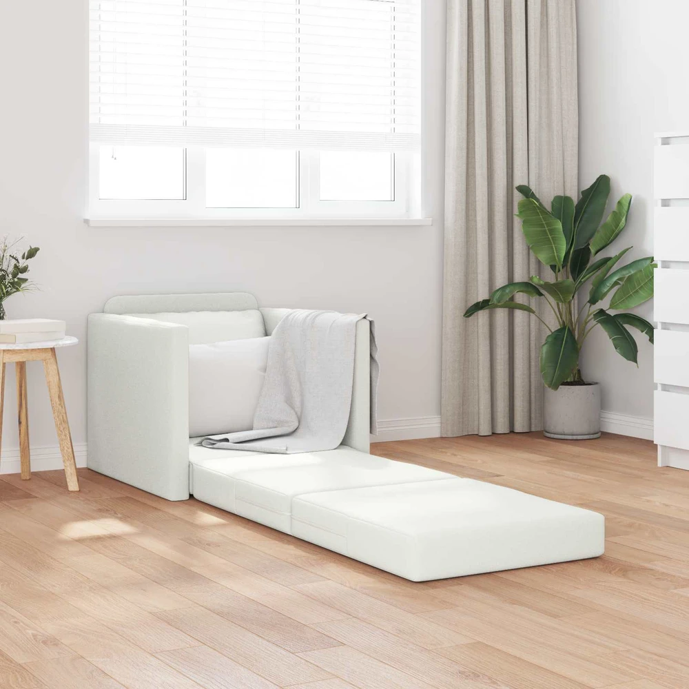 Sofa lova 60cm Balta Dirbtinė Oda