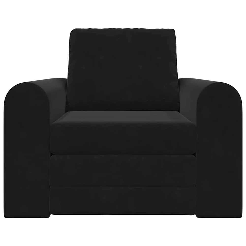 Sofa lova Juoda 98 x 71 x 83 cm Aksomas