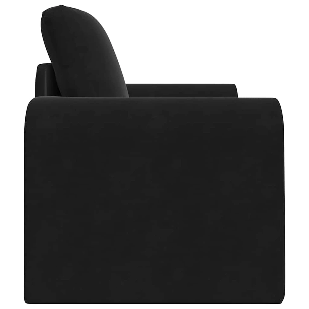 Sofa lova Juoda 98 x 71 x 83 cm Aksomas