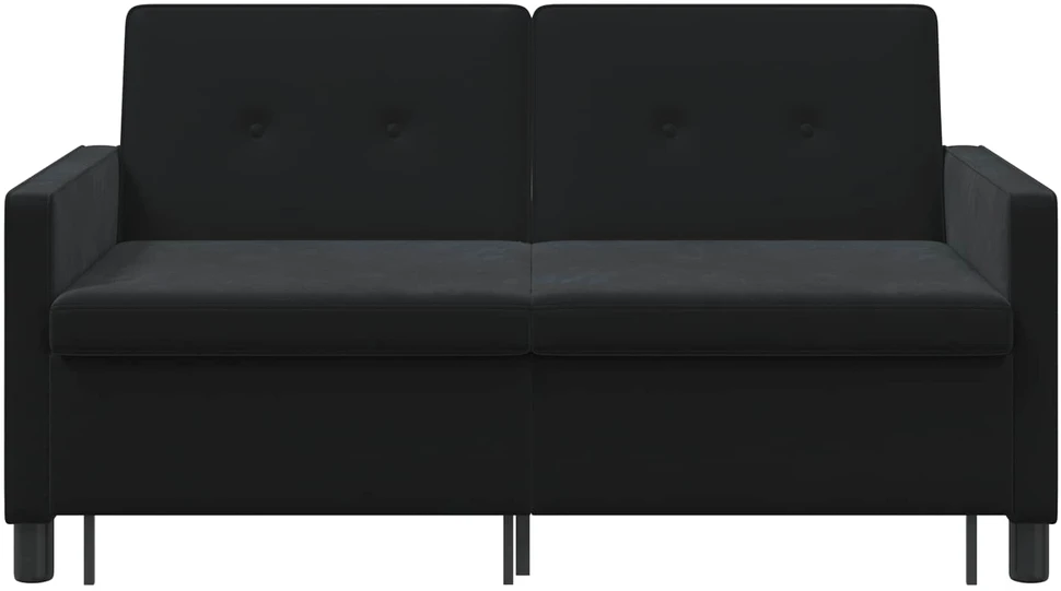Sofa lova Juoda Audinys