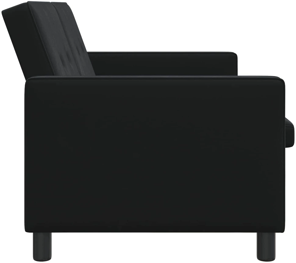 Sofa lova Juoda Audinys