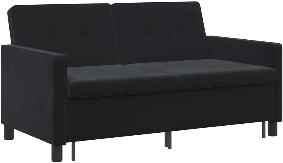 Sofa lova Juoda Audinys