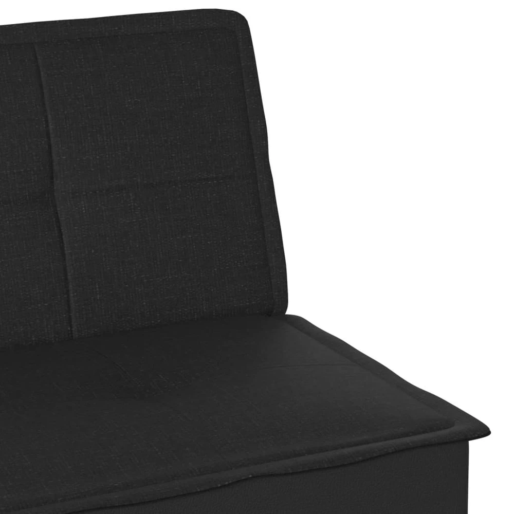 Sofa-lova, juodos spalvos, audinys