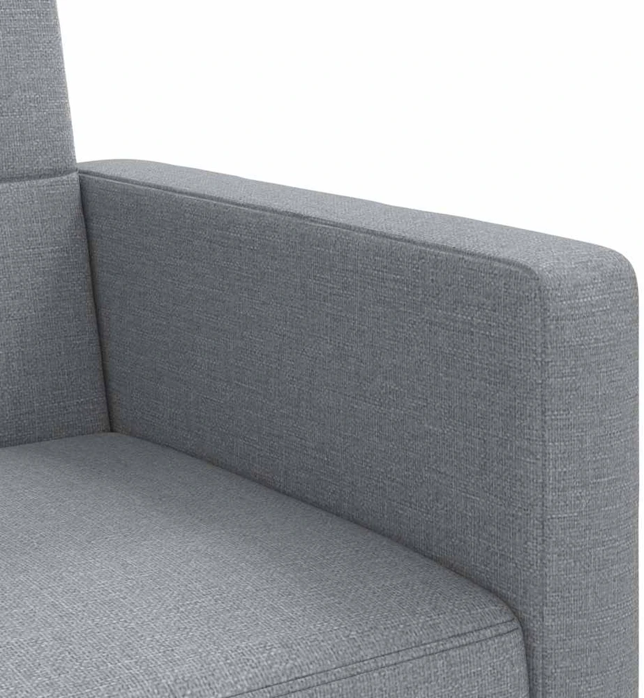 Sofa-lova su pagalvėlėmis, šviesiai pilkos spalvos, audinys