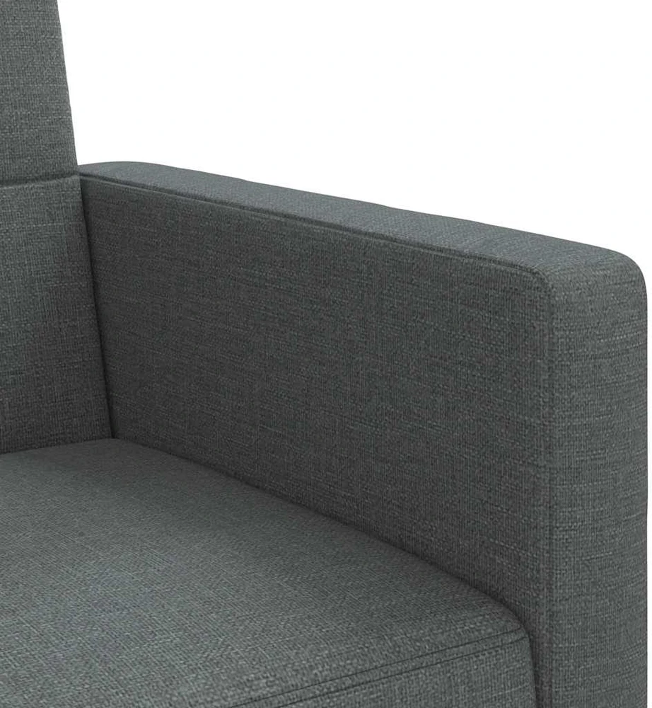 Sofa-lova su pagalvėlėmis, tamsiai pilkos spalvos, audinys