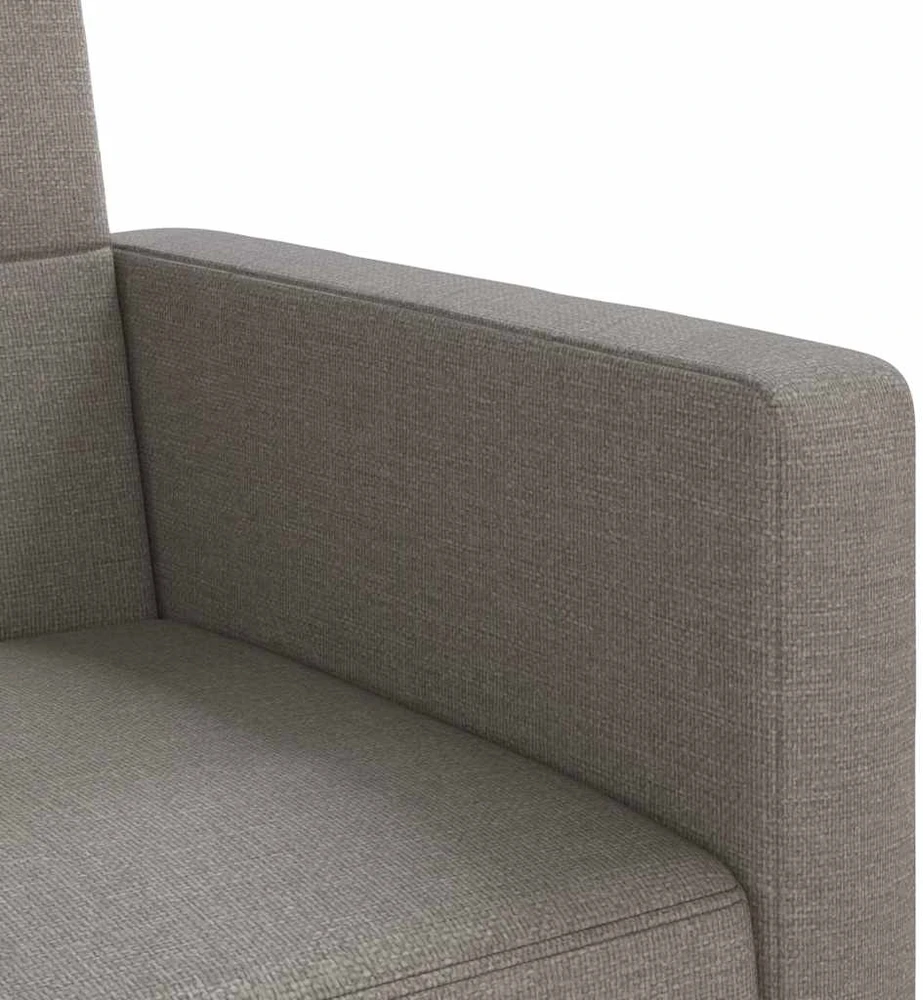 Sofa-lova su pagalvėlėmis, taupe spalvos, audinys