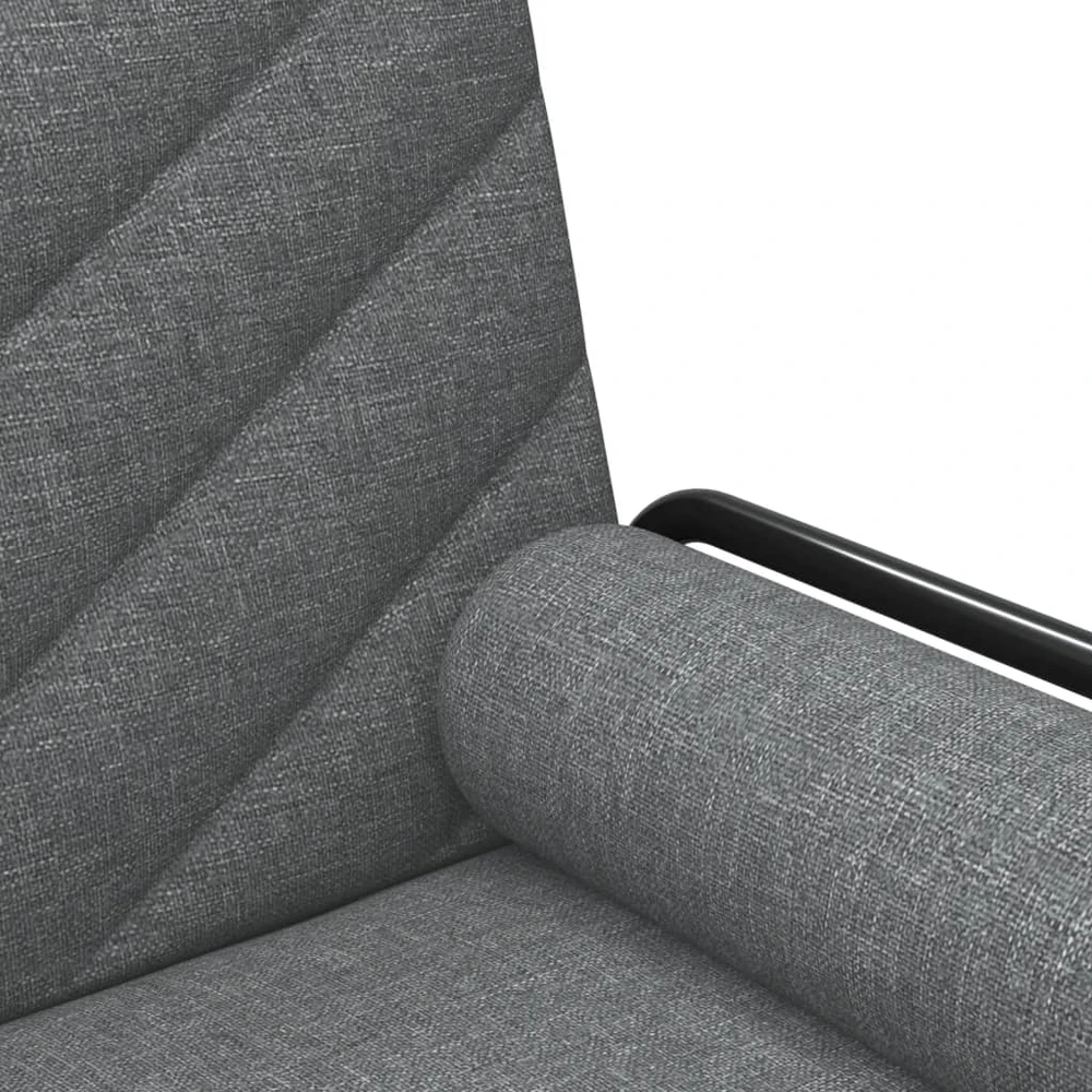 Sofa-lova su porankiais, tamsiai pilkos spalvos, audinys