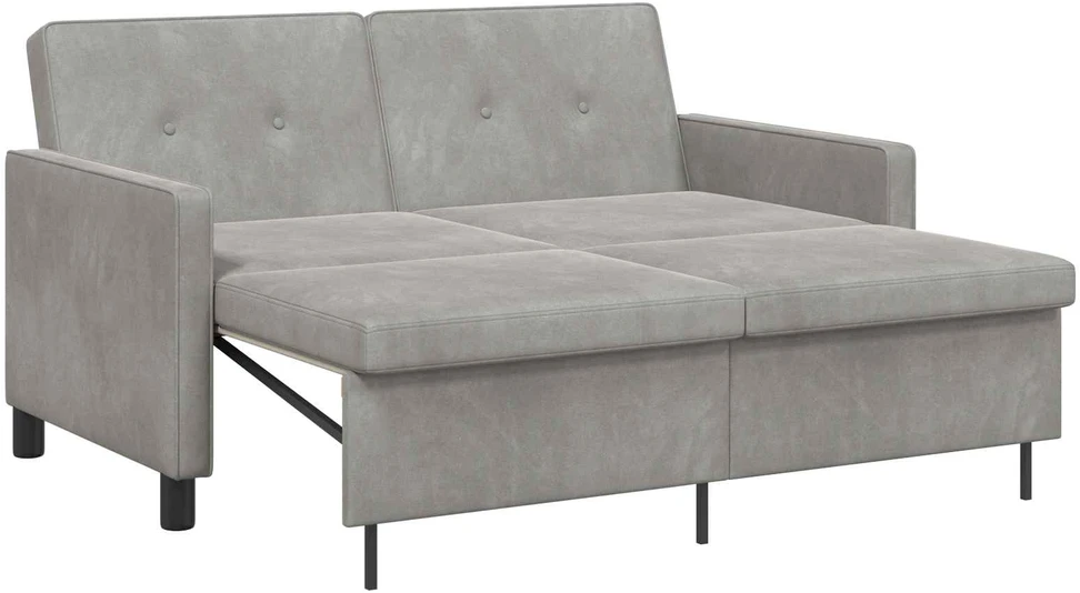 Sofa lova Šviesiai pilka 154 x 94,5 x 80,5 cm Audinys