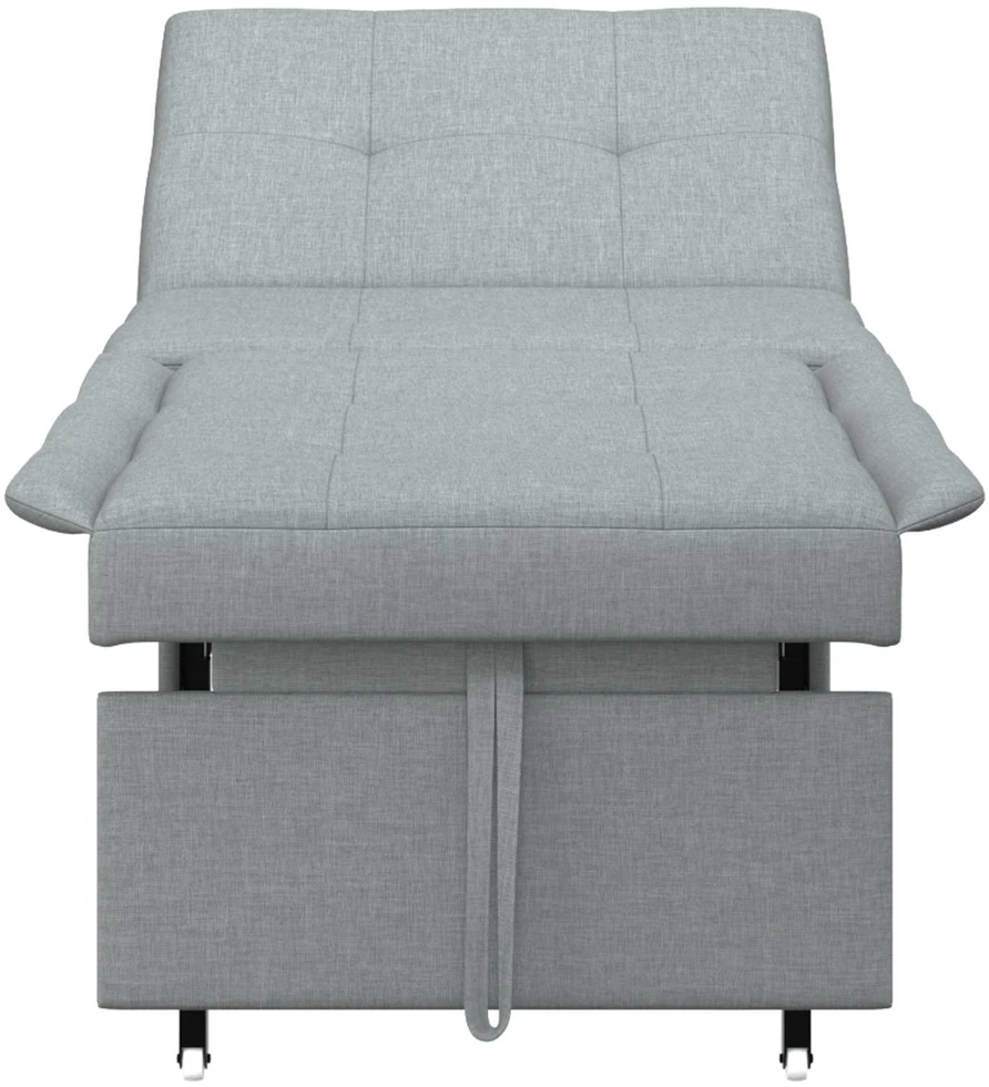 Ištraukiama sofa-lova Šviesiai pilka 194 x 50 x 82 cm audinys