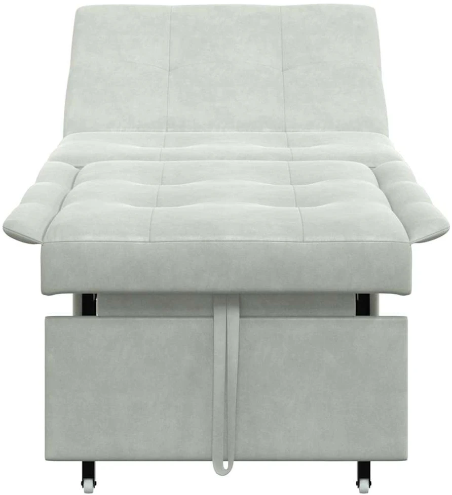 Sofa lova Šviesiai pilka 194 x 67 x 82 cm Aksomas