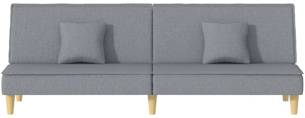 Sofa-lova, šviesiai pilkos spalvos, audinys