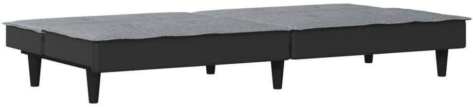 Sofa-lova, šviesiai pilkos spalvos, audinys