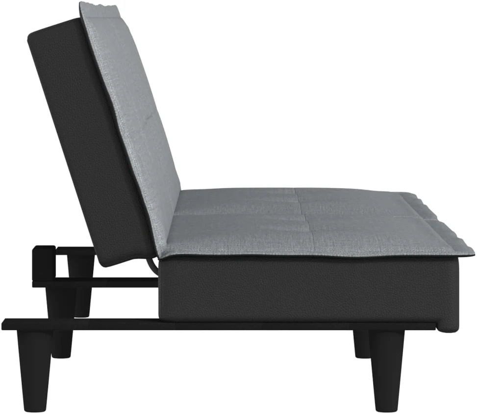 Sofa-lova, šviesiai pilkos spalvos, audinys