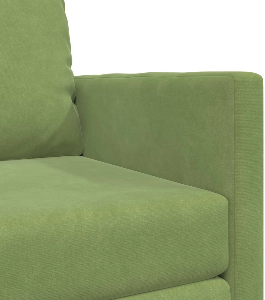 Sofa lova 60cm Šviesiai žalia Aksomas