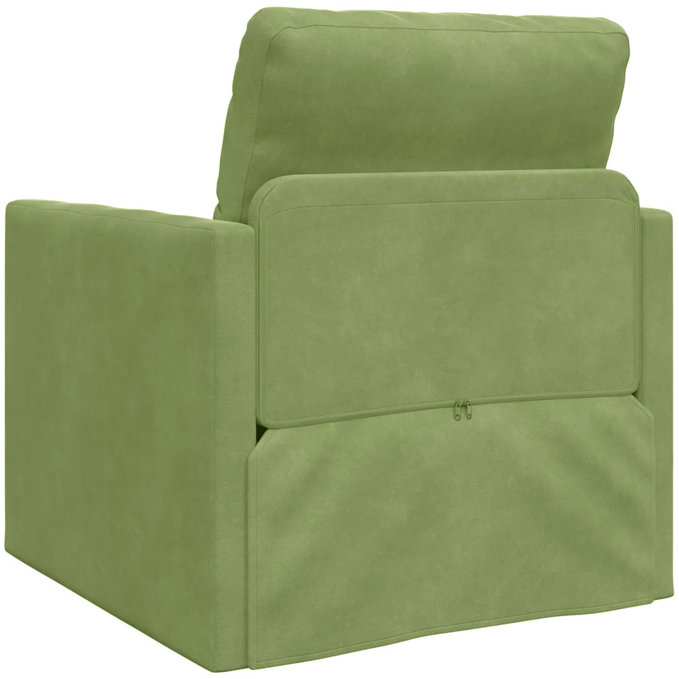Sofa lova 60cm Šviesiai žalia Aksomas