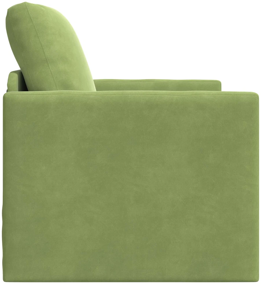 Sofa lova 60cm Šviesiai žalia Aksomas