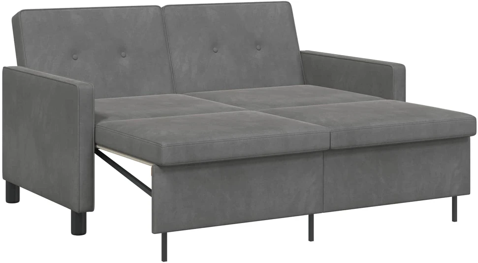 Sofa lova Tamsiai pilka Audinys