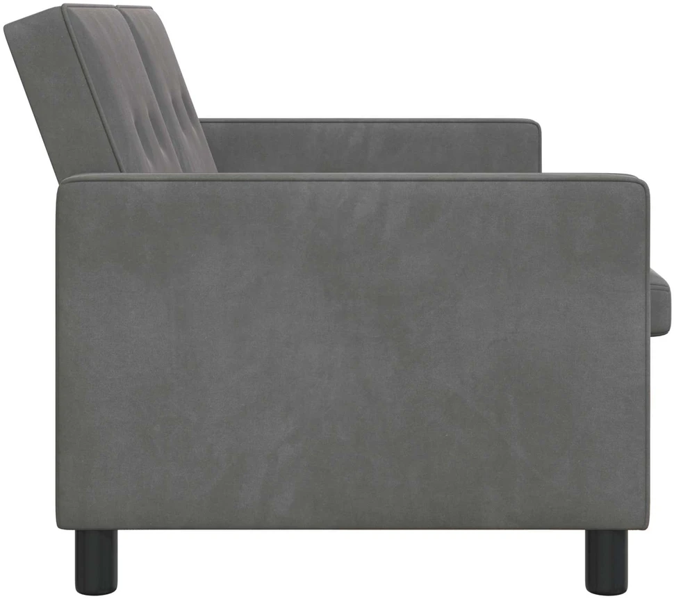 Sofa lova Tamsiai pilka Audinys
