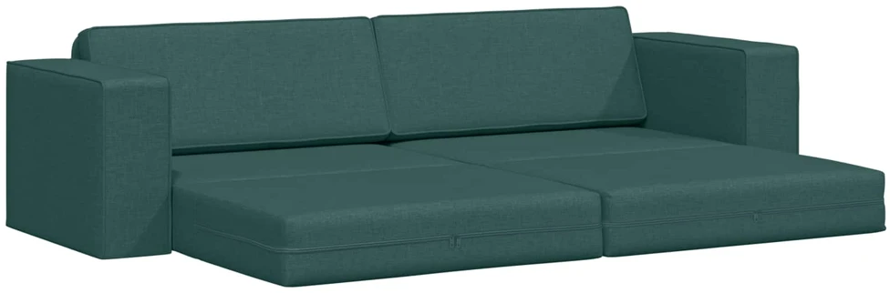 Sofa lova Tamsiai žalia 245 x 78 x 77 cm audinys