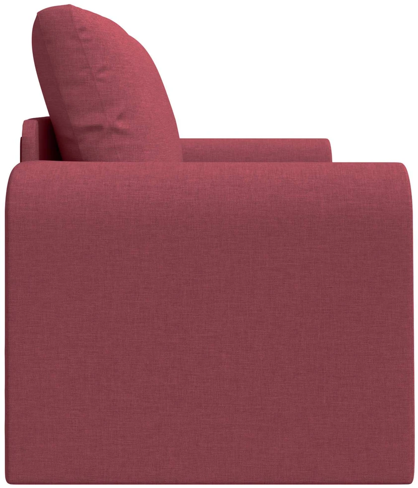 Sofa lova Vyno raudona 148 x 71 x 83 cm audinys