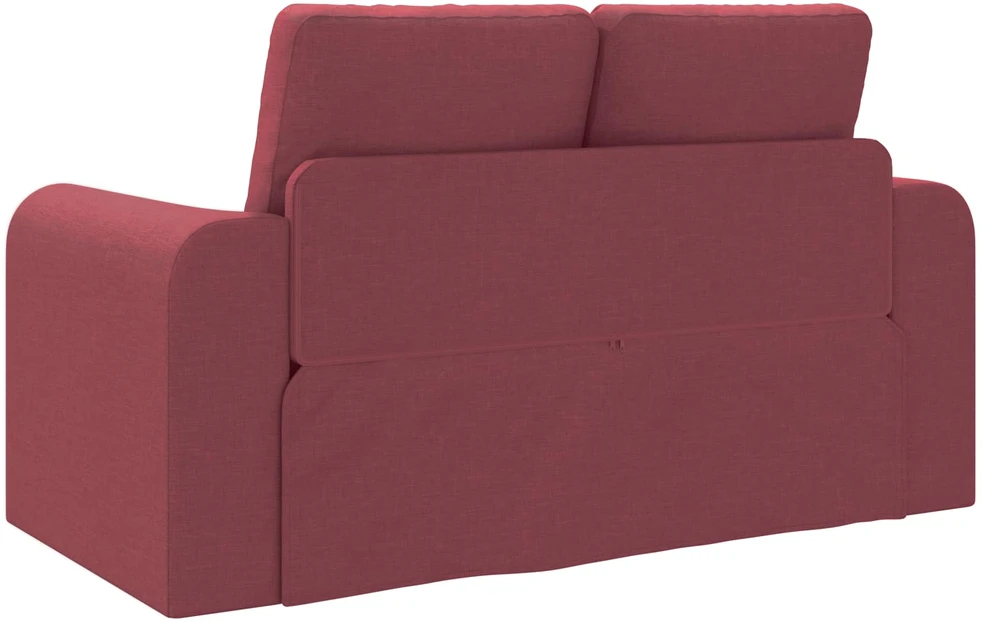 Sofa lova Vyno raudona 148 x 71 x 83 cm audinys