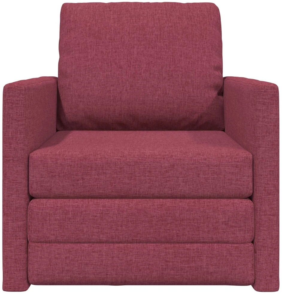 Sofa lova Vyno raudona 74 x 77 x 81 cm audinys