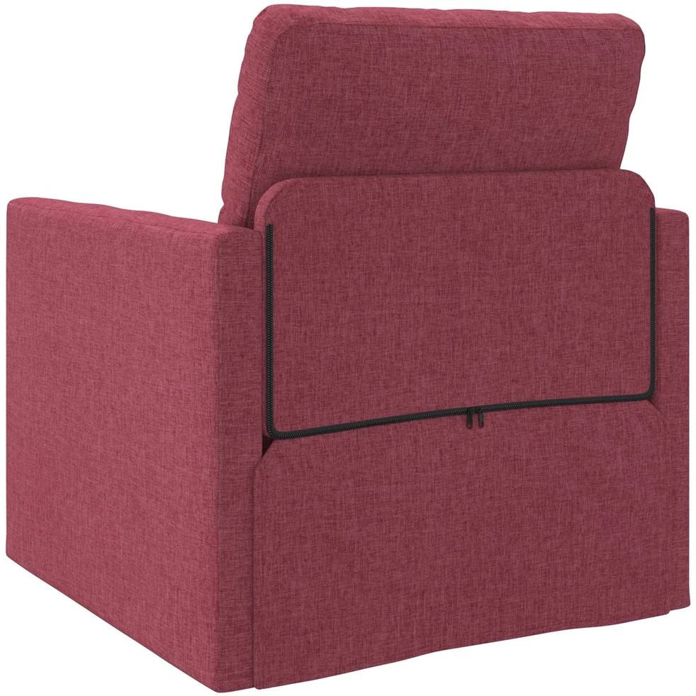 Sofa lova Vyno raudona 74 x 77 x 81 cm audinys