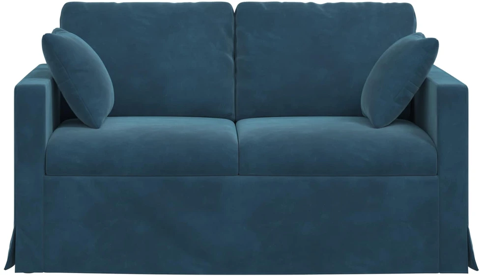 Sofa Mėlyna 138 x 78 x 80 cm Aksomas