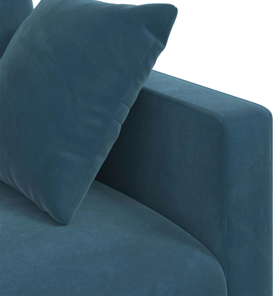 Sofa Mėlyna 138 x 78 x 80 cm Aksomas