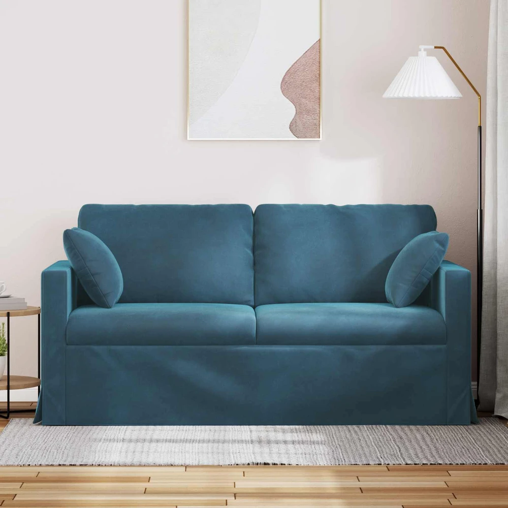Sofa Mėlyna 158 x 78 x 80 cm Aksomas