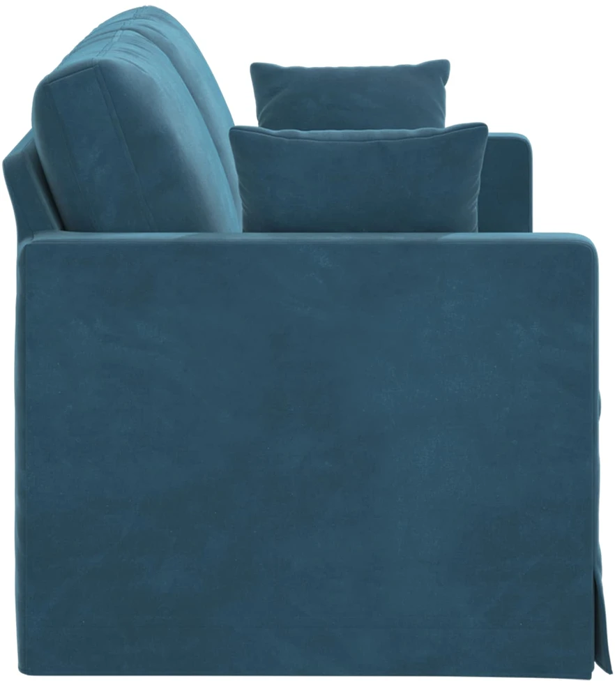 Sofa Mėlyna 158 x 78 x 80 cm Aksomas