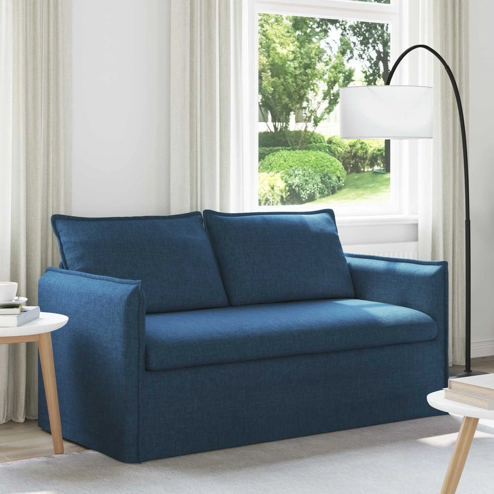 Sofa Mėlyna 195 x 82 x 85 cm Metalas