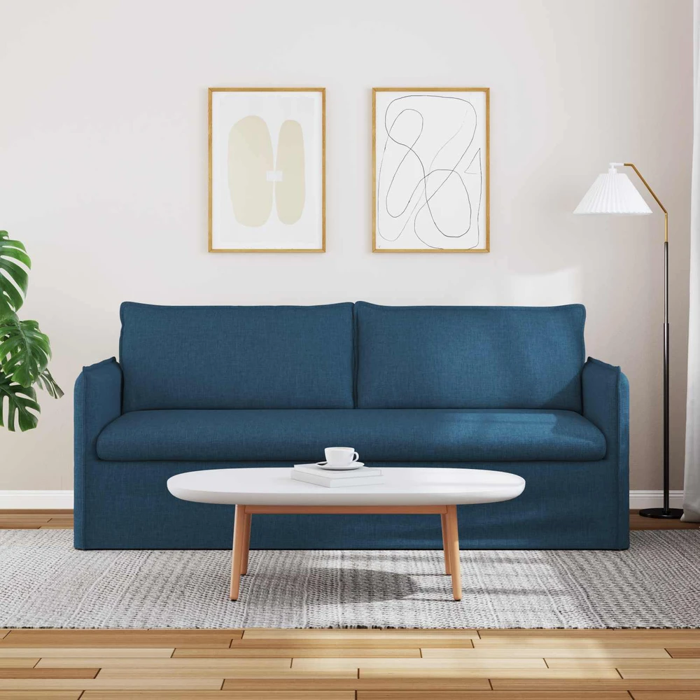 Sofa Mėlyna 195 x 82 x 85 cm Metalas