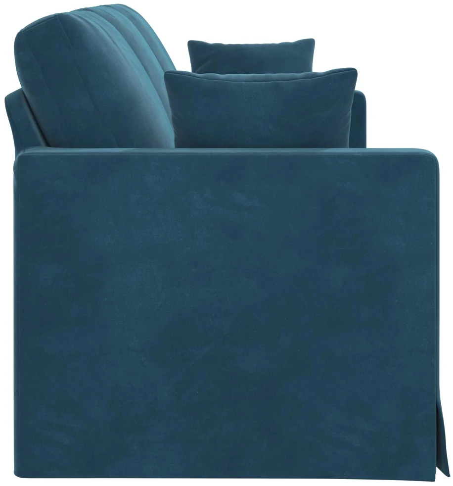 Sofa Mėlyna 198 x 78 x 80 cm Aksomas