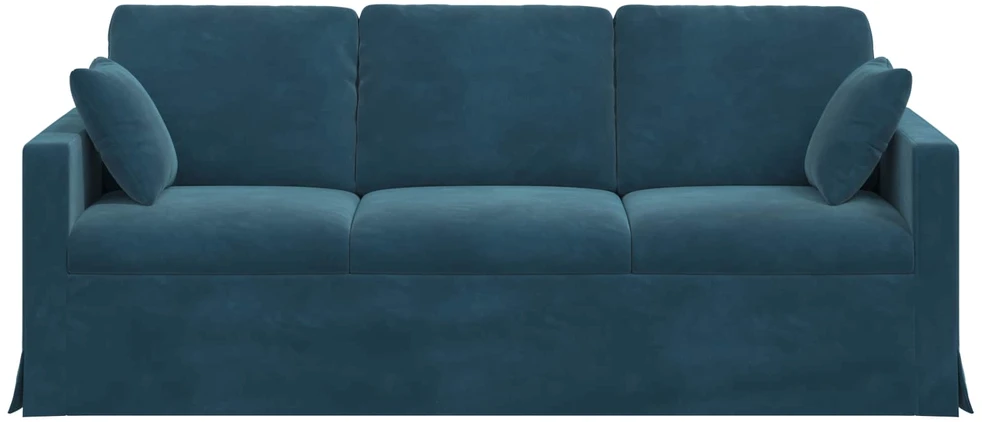 Sofa Mėlyna 198 x 78 x 80 cm Aksomas