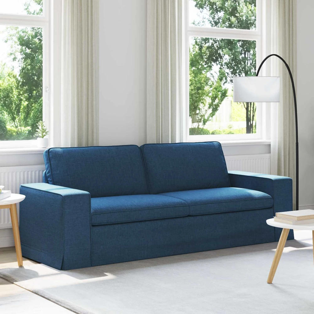 Sofa Mėlyna 222 x 80 x 82 cm Metalas