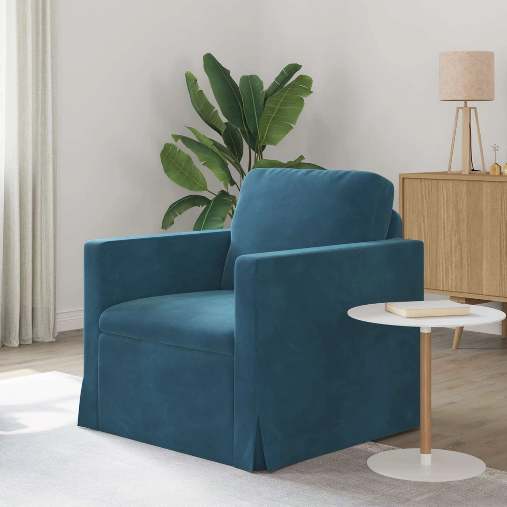 Sofa Mėlyna 78 x 78 x 80 cm Aksomas