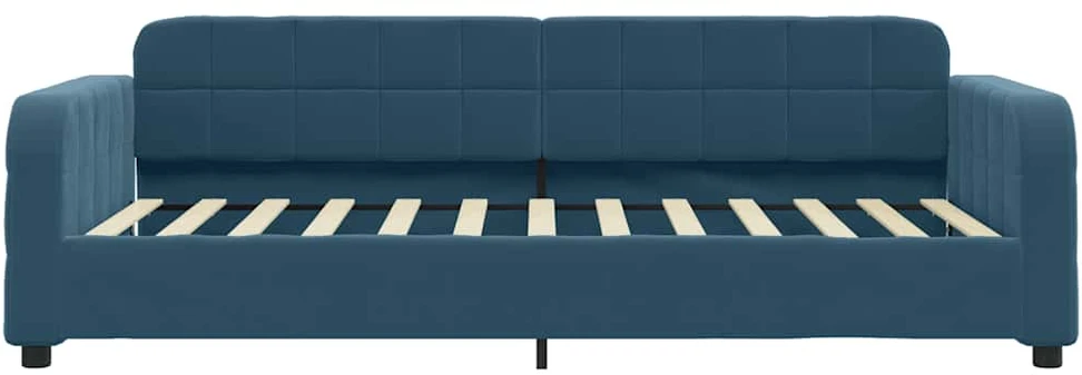 Sofa, mėlynos spalvos, 100x200cm, aksomas