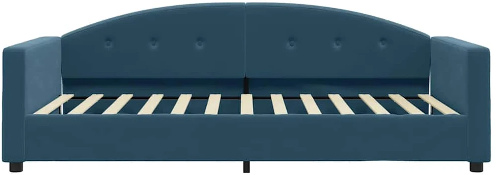 Sofa, mėlynos spalvos, 100x200cm, aksomas