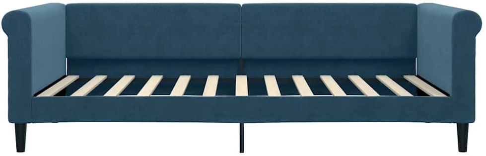 Sofa, mėlynos spalvos, 100x200cm, aksomas