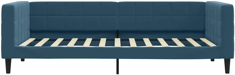 Sofa, mėlynos spalvos, 100x200cm, aksomas