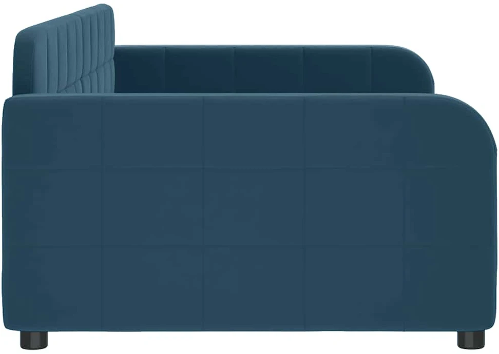 Sofa, mėlynos spalvos, 100x200cm, aksomas