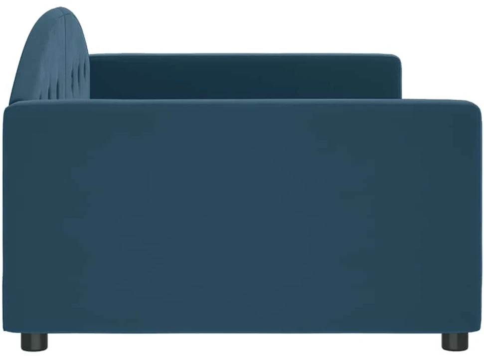 Sofa, mėlynos spalvos, 100x200cm, aksomas
