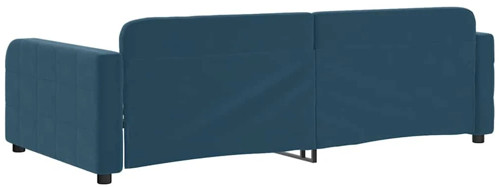 Sofa, mėlynos spalvos, 100x200cm, aksomas