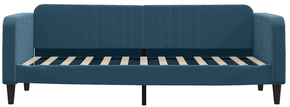 Sofa, mėlynos spalvos, 80x200cm, aksomas