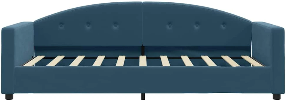 Sofa, mėlynos spalvos, 80x200cm, aksomas